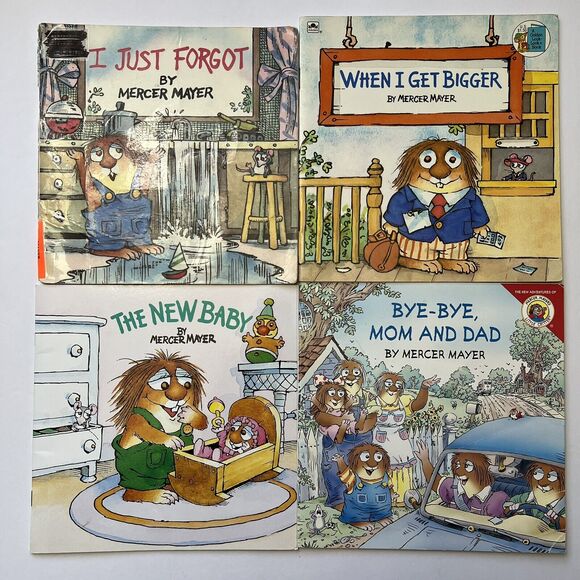 Little Critters Set of 4 Paperback Childrens Books by Mercer Mayer - Picture 1 of 12